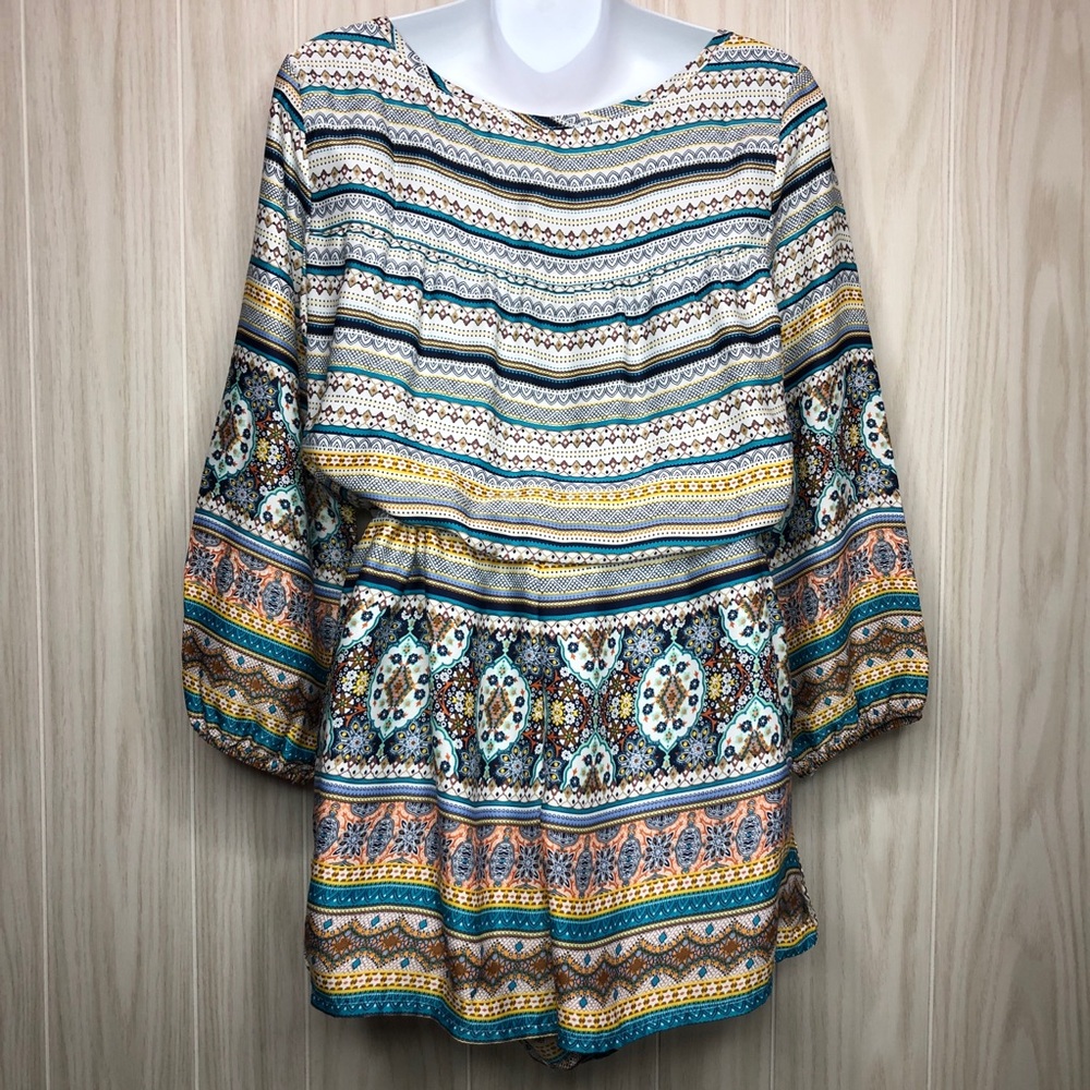 Mittoshop Long Sleeve Print Romper - Picture 4 of 7